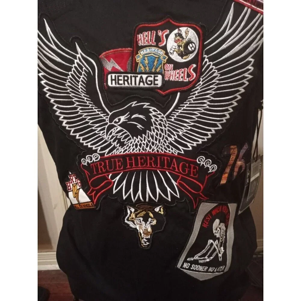 New Heritage America NWT True Heritage Graphic T-Shirt Men Medium M Eagle - Picture 6 of 11